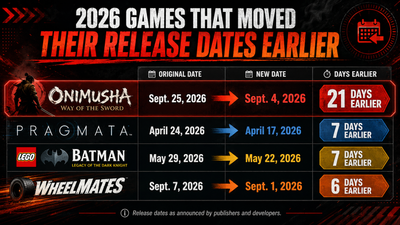 'Onimusha' Moved Up 21 Days, And It Isn't 2026's Only Game Launching Early