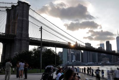 Man fatally shot on Brooklyn Bridge cables after ignoring police orders to drop weapon, NYPD says