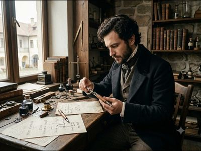 In 1827, a Romanian polymath, mathematician, physicist and engineer invented a device which helped fuel the rapid expansion of global literacy by getting the first Romanian patent issued in history: The world's first fountain pen