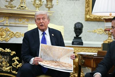 Trump admits he is putting his name on everything because nobody will after he’s ‘gone’