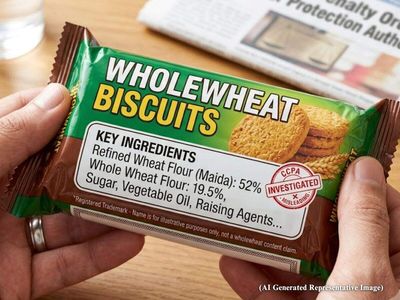 Wholewheat biscuit made with 52% maida and only 19.5% wheat, company said the name was just a trademark; CCPA orders Rs 1 lakh fine for misleading consumers
