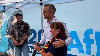 Final sprint before Saxony-Anhalt vote: AfD campaigns at 'family festival' in Magdeburg