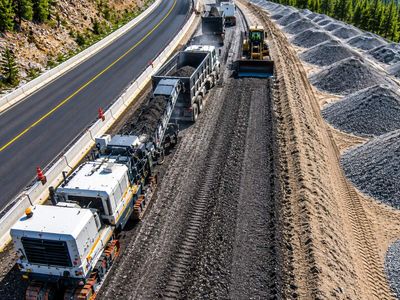 Colorado rebuilt part of US 24 by reconditioning its old asphalt in place; the $5.7 million project avoided hauling in more than 40,000 tons of new base