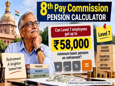 8th Pay Commission pension calculator: Can Level 7 employees get up to Rs 58,000 minimum basic pension after retirement?
