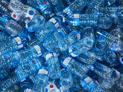 A Nigerian engineer built his first model house with 14,800 sand-filled plastic bottles; the experiment later grew into 15 houses, including a five-bedroom duplex