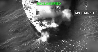 US military says it struck three Iranian tankers after American warships came under missile attack