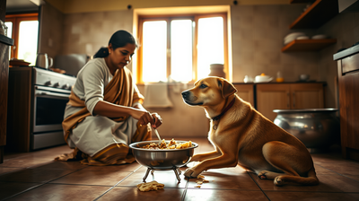 Roti, Dal, and Dogs: What Indian Home-Cooked Meals Provide and the Nutrients They Miss