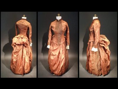 In Maine, a woman bought an 1880s Victorian silk dress, only to discover hidden pockets filled with mysterious papers, strange words, numbers and '10pm'