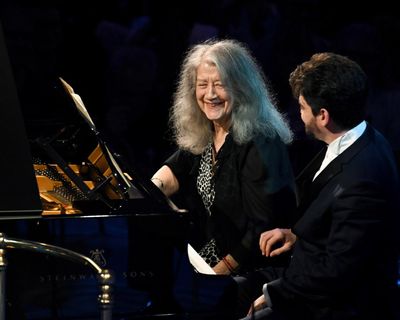 Munich Philharmonic/Lahav Shani/Martha Argerich review – the great pianist gleams
