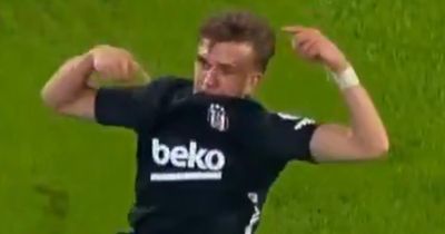 Watch as ex-Rangers star Ridvan Yilmaz scores to spark Besiktas comeback derby win
