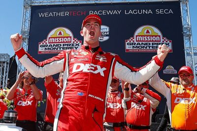 Scott McLaughlin ends two-year IndyCar drought with Laguna Seca victory