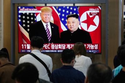 North Korea commissions 2nd naval destroyer as US, South Korea and Japan begin a military drill