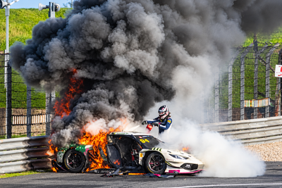 Hero Driver Loek Hartog Downplays Pulling Rival From Fireball Amid Questions Over Safety Response
