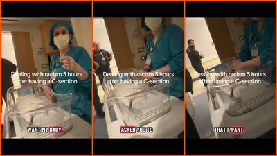 Black mom asks for her baby 5 hrs after C-section. Then nurse refuses to take hands off her baby and threatens police action: ‘Let’s call it what it is’