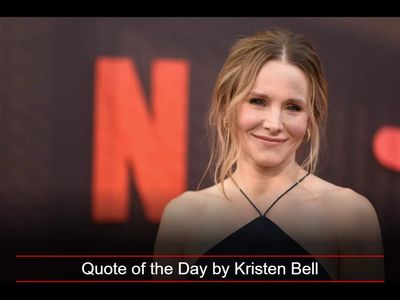 Quote of the Day by Kristen Bell: 'What was previously perceived as nerdy is now viewed as original...'- Inspiring life lessons on individuality, geekiness, and being yourself by Nobody Wants This actress