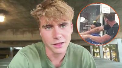 Former California gymnast likened to Marvel hero after jumping through In-N-Out window and battling irate customer with a spatula