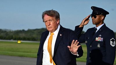 ‘He’s a man of mystery’: Donald Trump goes full Ron Burgundy with new hair color and America is asked to stay calm