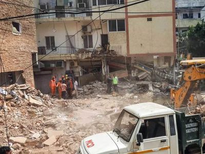 Delhi building collapse: PG operator, wife sent to judicial custody, son gets 2-day police remand