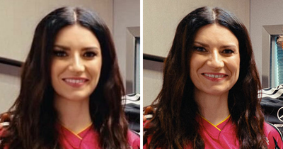 Laura Pausini Caught In A Case Of Instagram Versus Reality After Fans Compare Her Recent Photo To The Original