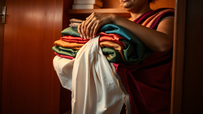 How to Store Silk Sarees Properly in India's Humidity So They Never Rot at the Folds