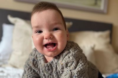 ‘Happy and cheeky’ Rory given world-first treatment for rare skull condition