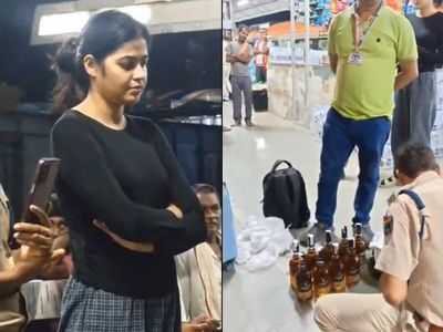 Bihar woman travelling without ticket in AC first class caught with 75 litres of liquor, police says father, sister also caught earlier in similar offenses