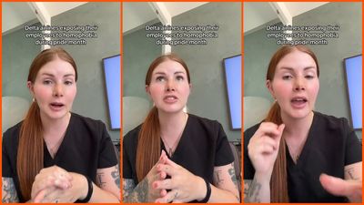 Woman takes a ‘formal’ step against Delta Airlines’ DCA lounge. She says queer staff were forced to listen to anti-LGBTQ+ commentary every day: ‘horrendous’