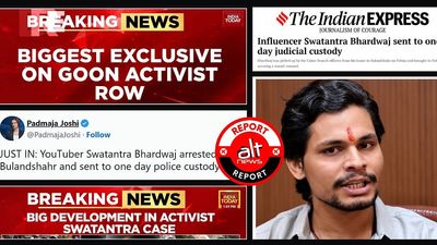 ‘YouTuber’, ‘influencer’, ‘goon activist’: How mainstream media sanitised Swatantra Bhardwaj