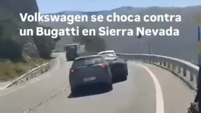 VW Polo Rear-Ends Bugatti Tourbillon Prototype, Video Shows The Moment