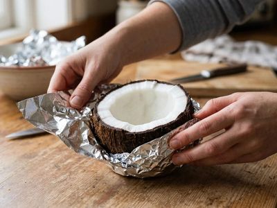 Wrapping half a coconut in aluminium foil: How this simple kitchen trick may keep it fresh for longer, its benefits and the right way to store it