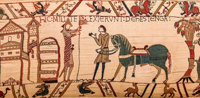 The Bayeux tapestry is really an embroidered comic strip