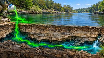 Texas Dye Trace Shows Underground Route: Scientists map hidden Pedernales flow; findings aid water planning