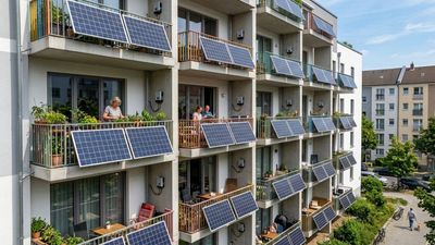 Germany turned apartment balconies into tiny solar power plants with 550,000 systems