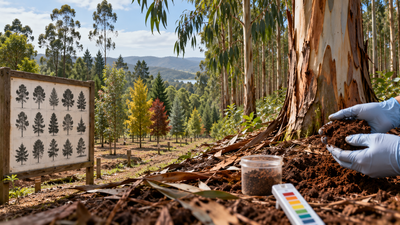 Rwanda planted exotic trees in 1933; 90 years later, scientists found eucalyptus acidified soil