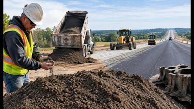 In 1990, Waupaca Foundry supplied 20,000 tons of used sand for a Wisconsin highway pilot project. 12 years later, its next contract called for 80,000 tons for Highway 10