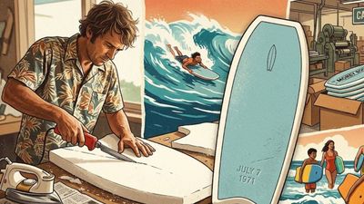 A piece of foam and an electric knife in 1971 changed how people ride waves