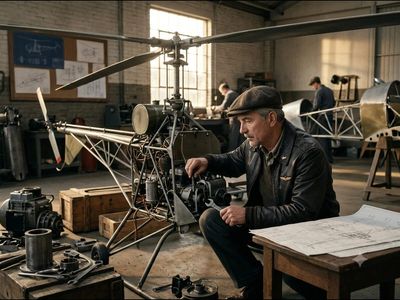 In 1939, a Russian-American aviator invented the first practical and mass-produced single-rotor helicopter revolutionizing modern aviation