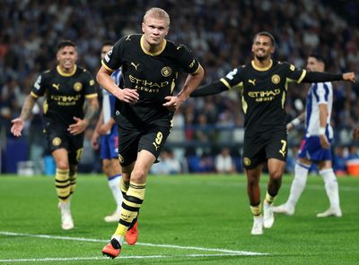 Porto 0-2 Man City: Erling Haaland at the double as tensions boil over during Champions League win
