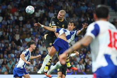 Erling Haaland strikes after half-time bust-up as Manchester City survive tricky trip to Porto