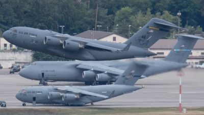 Watch: Multiple blasts seen over US airbase in Jordan after Iran missile strike