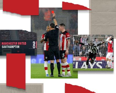 Football’s most damaging red cards: a brief history of collapses and turnarounds