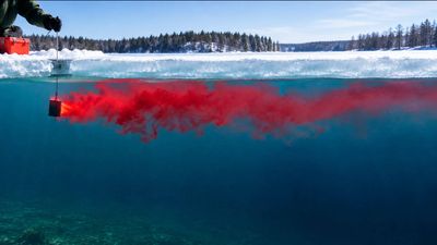 Ice Cover Redirects Currents: Swedish dye studies track hidden flows; lakes keep layered beneath ice