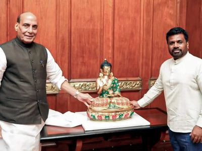 Rajnath Singh meets Sri Lanka president, commits to work jointly to ensure region's safety