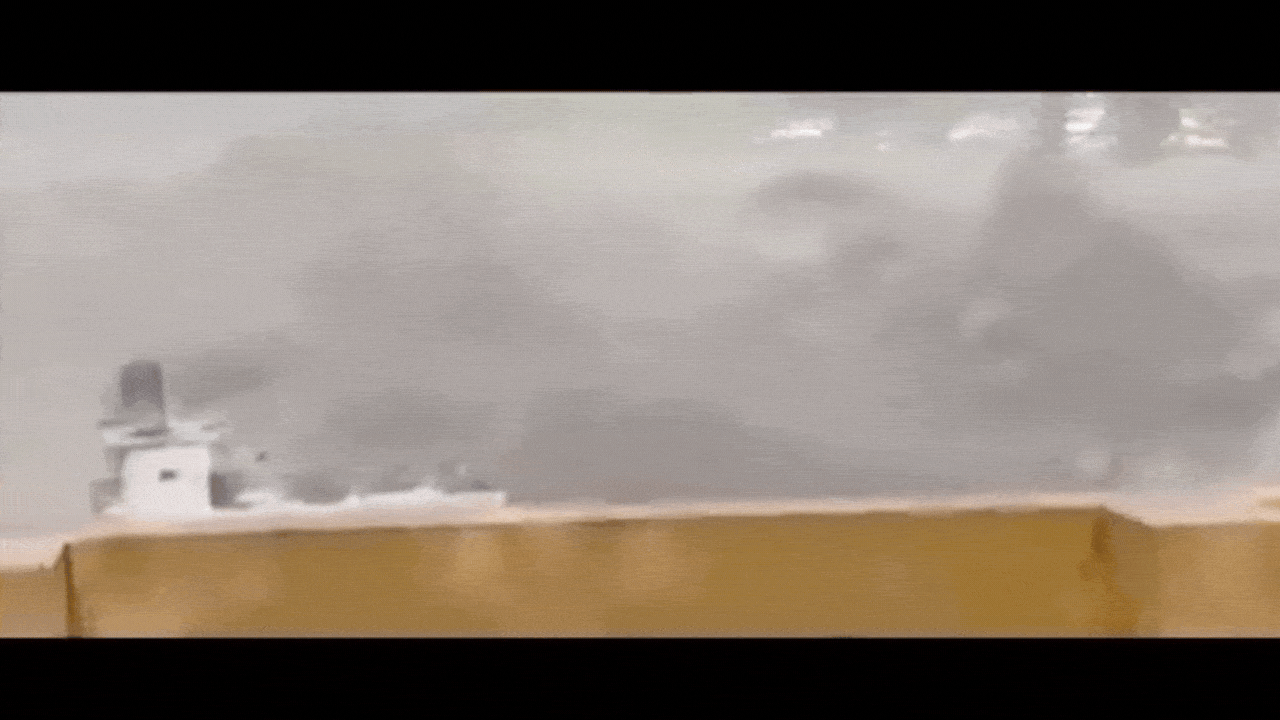 Nepal floods: Survivor captures horrifying moment flash floods engulf homes, roads and buildings