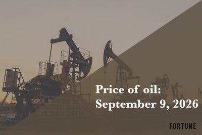 Current price of oil as of Sept. 9, 2026