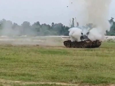 Chinese tank explodes in Bangladesh, 2 soldiers killed, officer injured. Watch video