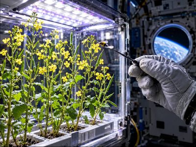 In 1997, NASA grew Brassica rapa on Mir for 122 days to test a full life cycle; seed-to-seed cycles succeeded, but space-grown seeds were smaller