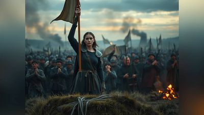 Quote of the day by Joan of Arc: 'All battles are first won or lost, in the...' - inspiring life lessons on mindset, mental strength, why your mind may be your greatest strength or weakness and how to face fear, doubt and life’s biggest challenges by patron saint of France