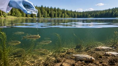 In 2001, scientists began adding tiny amounts of synthetic estrogen to an Ontario lake; within the next two years, its fathead minnow population collapsed