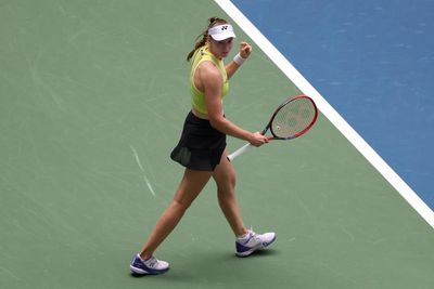 Rybakina sinks Zheng to grab No 1 spot and set up US Open semi-final with Gauff